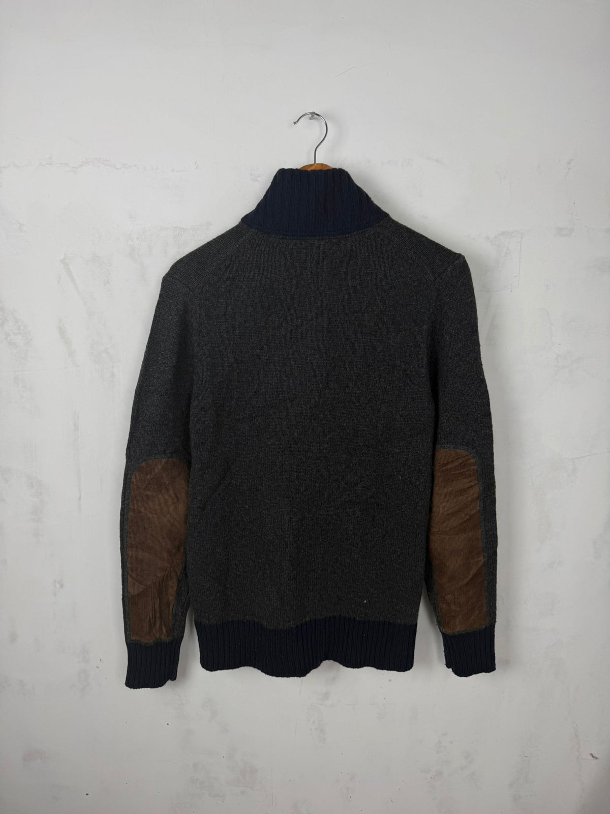 Tommy Hilfiger Cardigan in Lana Grigio Scuro – S