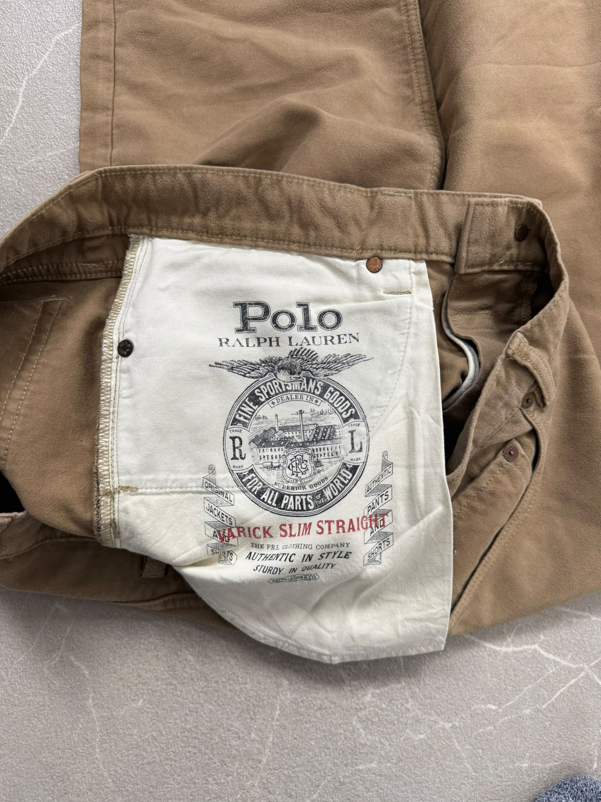 Polo Ralph Lauren RRL Avarick Slim Straight – Pantalone Chino - Taglia W36 L32/IT50