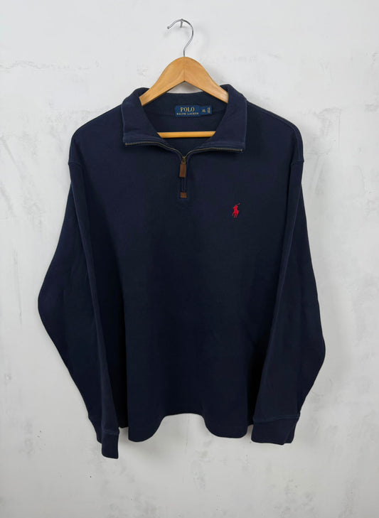 Polo Ralph Lauren Half Zip Blu Navy – Taglia XL