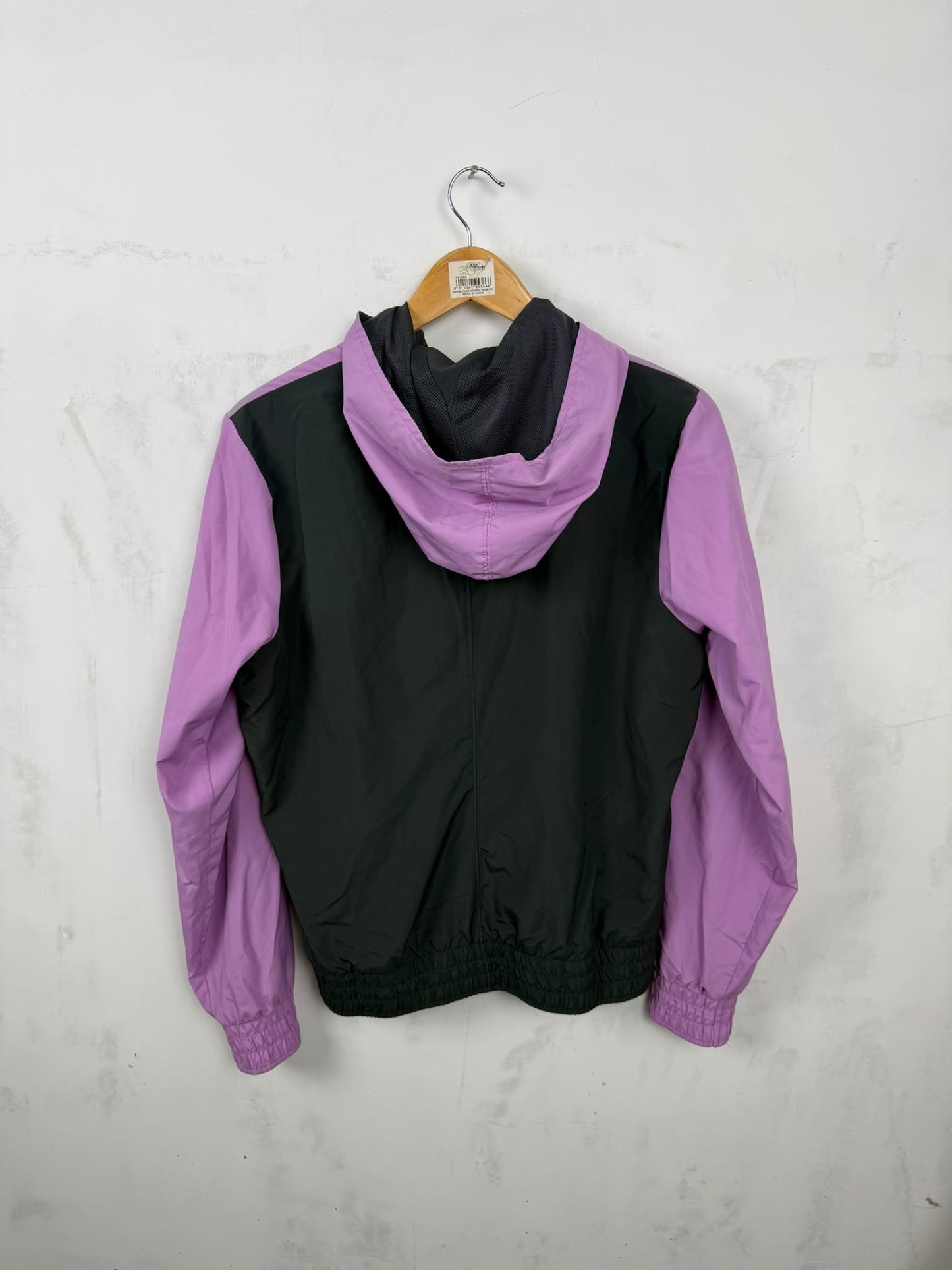 Nike Vintage Windbreaker Viola e Nero – Taglia L