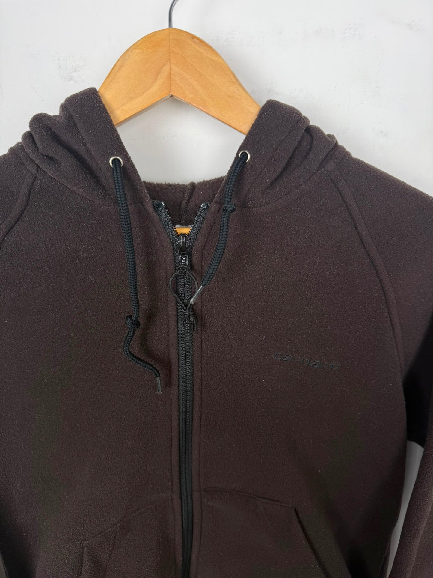 Carhartt Zip Hoodie con Cappuccio Marrone – Taglia M
