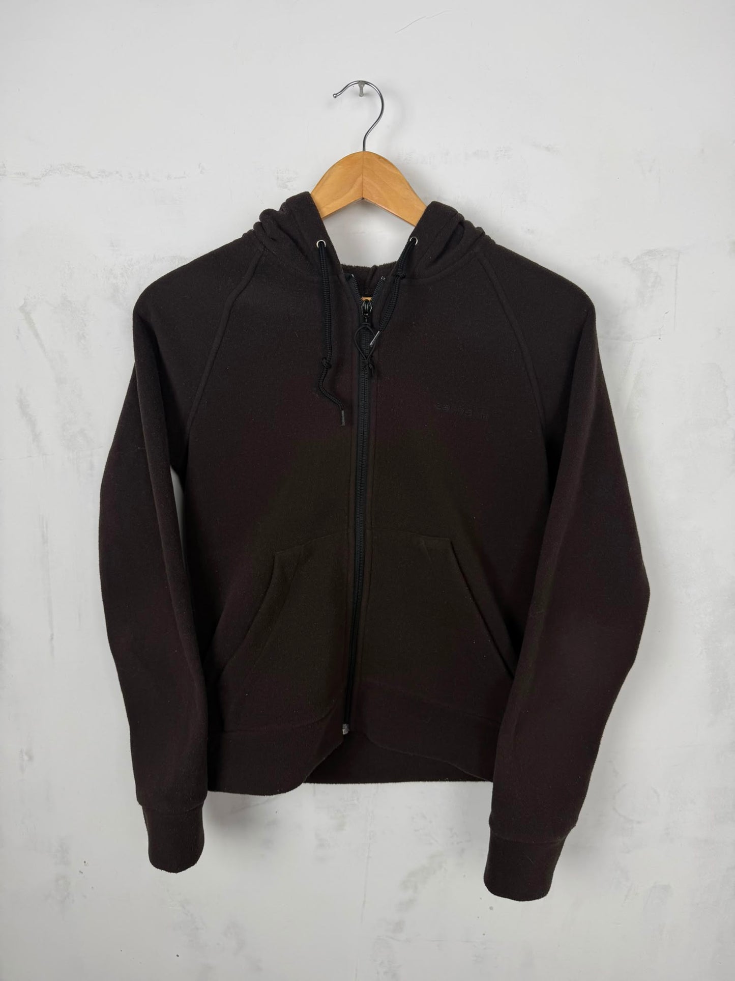 Carhartt Zip Hoodie con Cappuccio Marrone – Taglia M