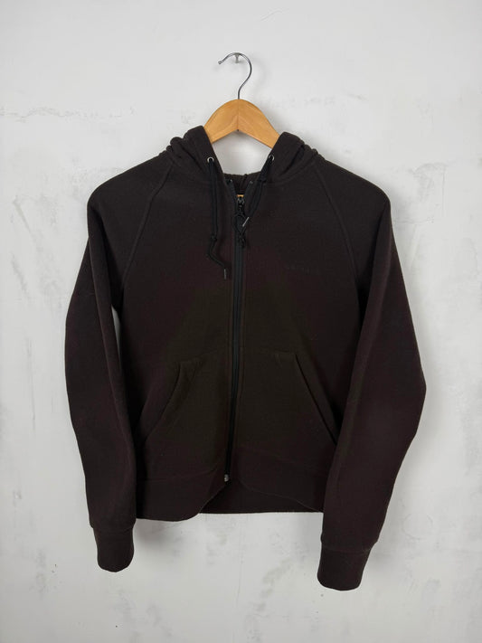 Carhartt Zip Hoodie con Cappuccio Marrone – Taglia M