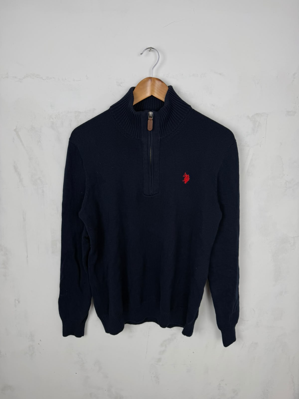 U.S. Polo Assn. Half-Zip Pullover Blu Navy – Taglia XL