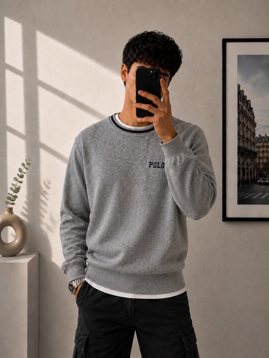 Polo Ralph Lauren Sweatshirt Grigio – Taglia L