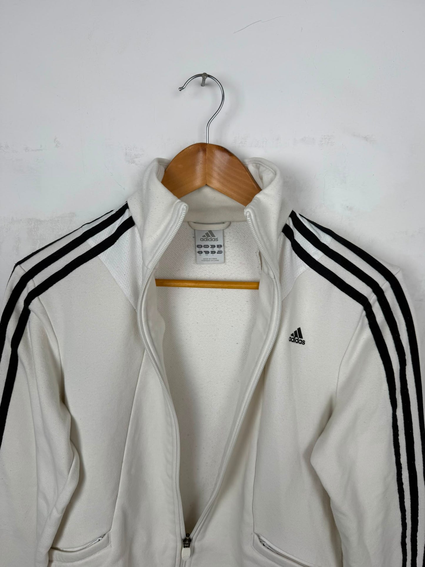 Adidas Track Jacket Vintage Bianca – Taglia M