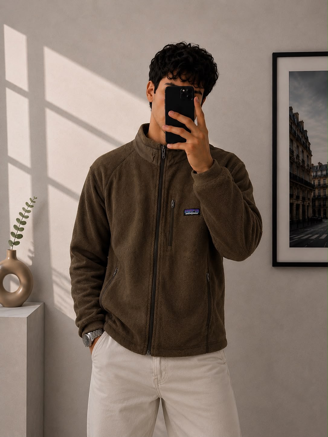 Patagonia Synchilla Fleece Marrone – Taglia L