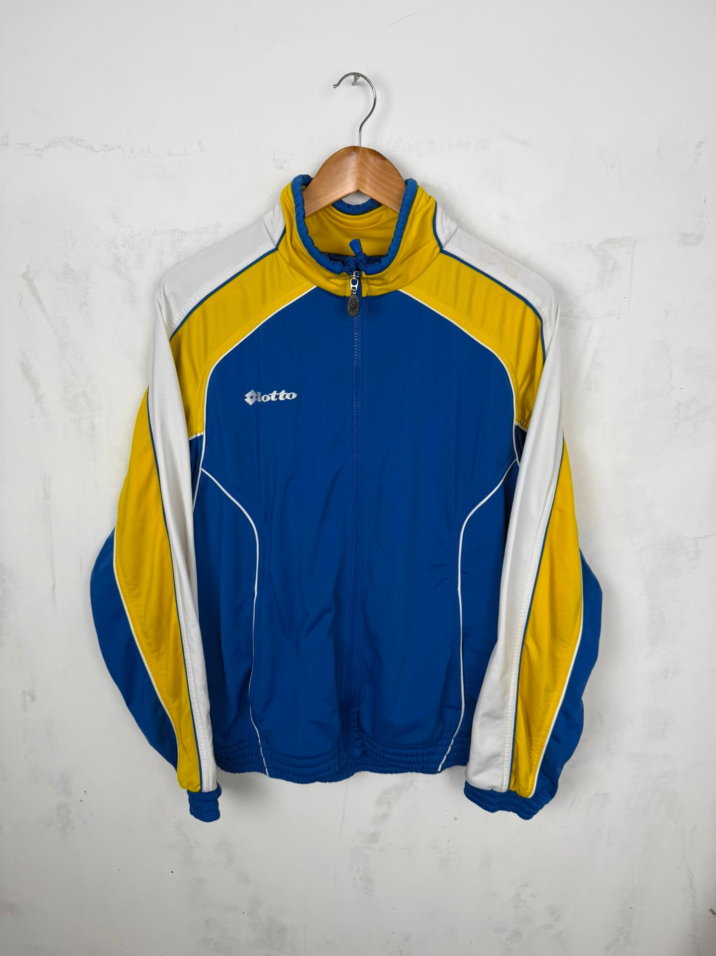 Lotto Track Jacket Vintage Blu/Giallo – Taglia M