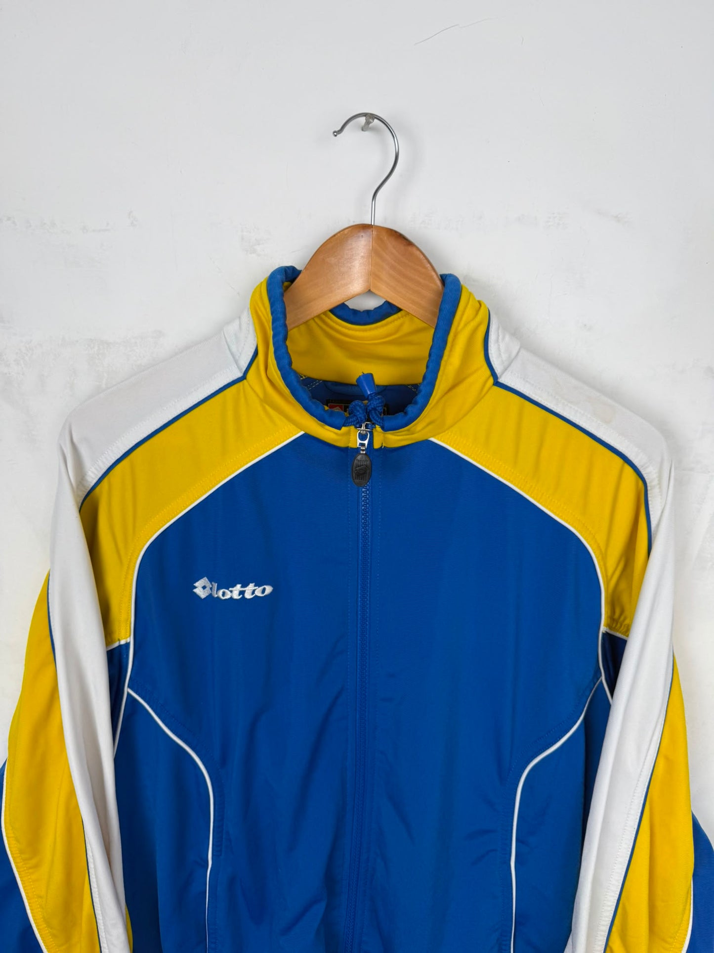 Lotto Track Jacket Vintage Blu/Giallo – Taglia M