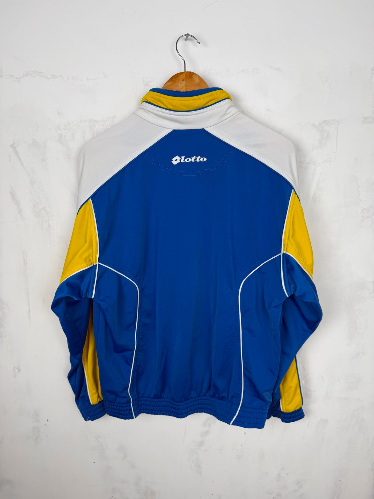 Lotto Track Jacket Vintage Blu/Giallo – Taglia M