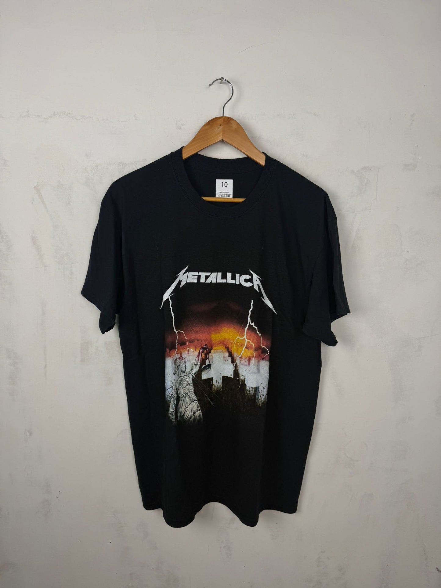 Metallica T-Shirt Nera – Taglia L Over
