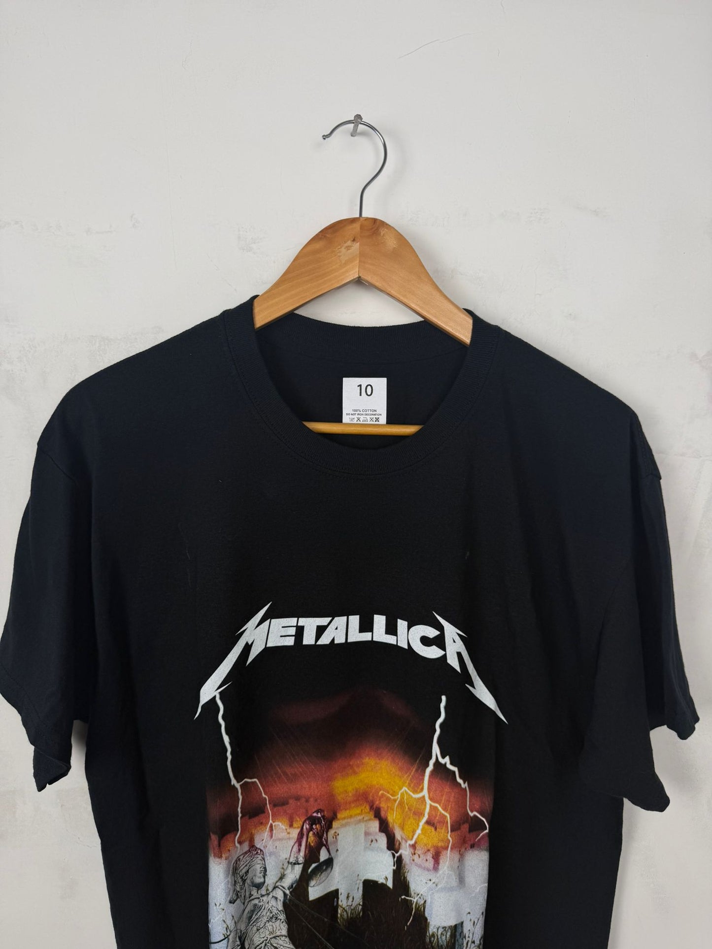 Metallica T-Shirt Nera – Taglia L Over
