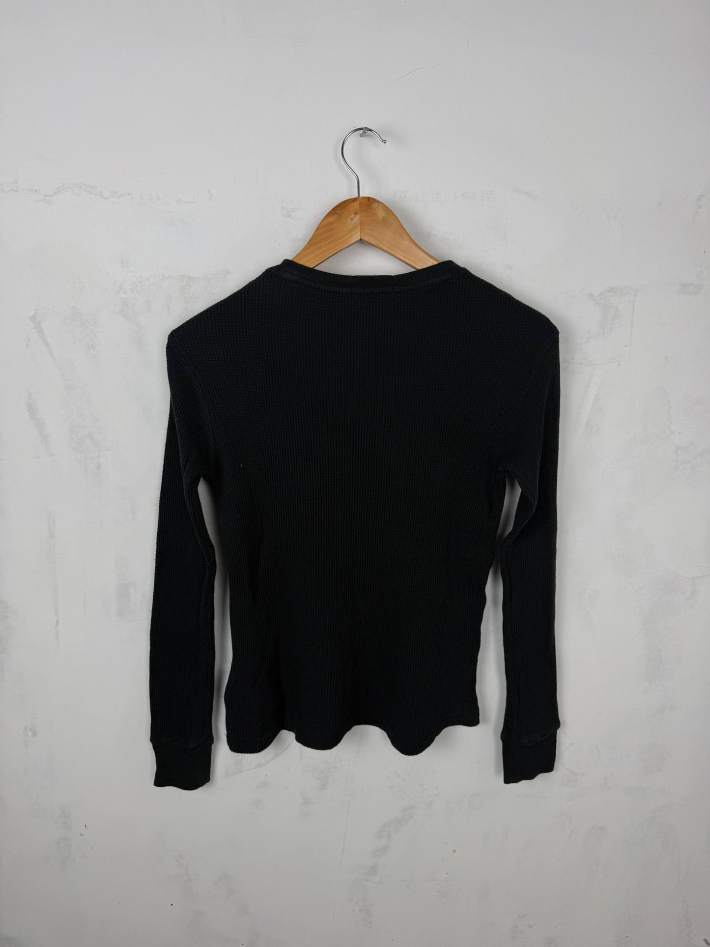 Polo Ralph Lauren Maglia Leggera Nera Waffle – Taglia S Regular