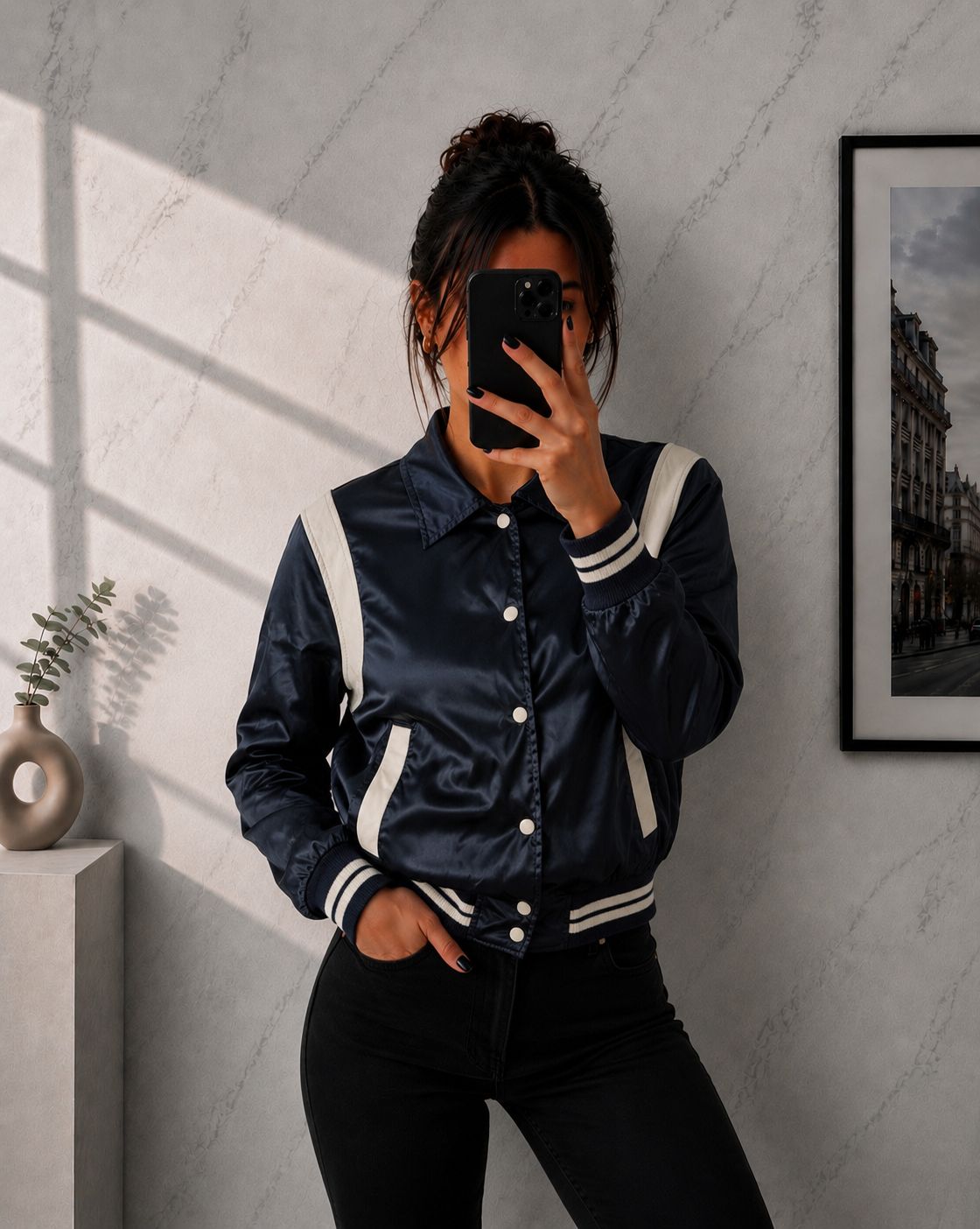 Tommy Hilfiger Giacca Varsity Blu Navy – Taglia M