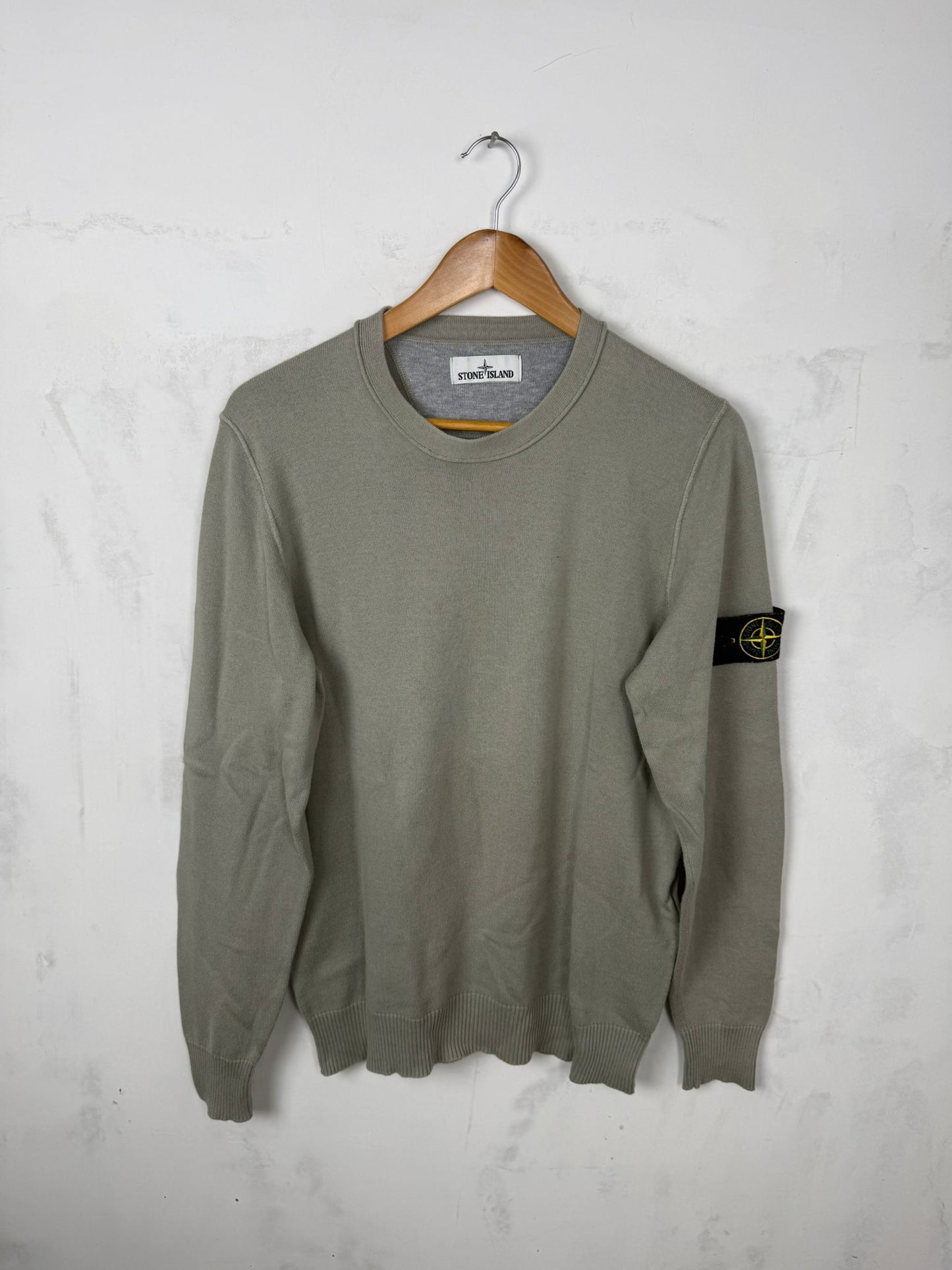 Stone Island Maglione Girocollo Grigio Verde – L
