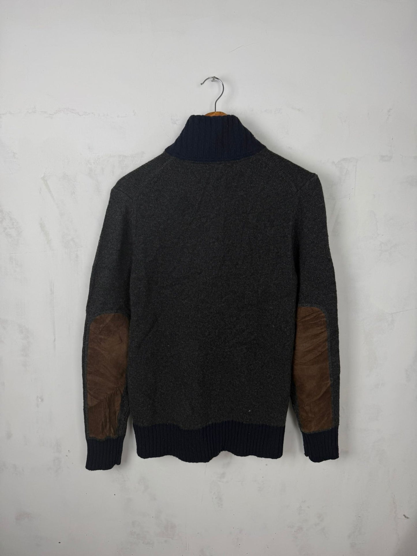 Tommy Hilfiger Cardigan in Lana Grigio Scuro – S