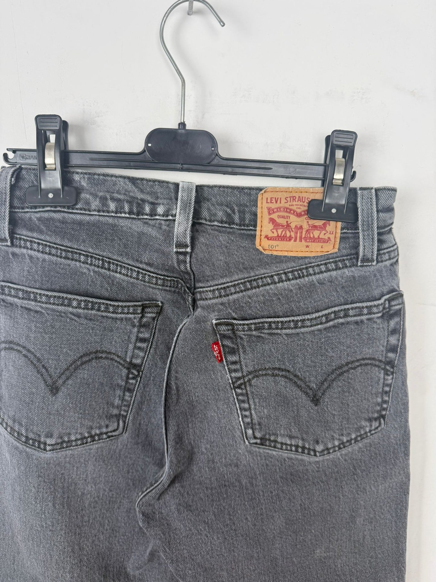 Levi’s 501 Jeans Grigio Scuro Vintage – W24 L28 / IT 38