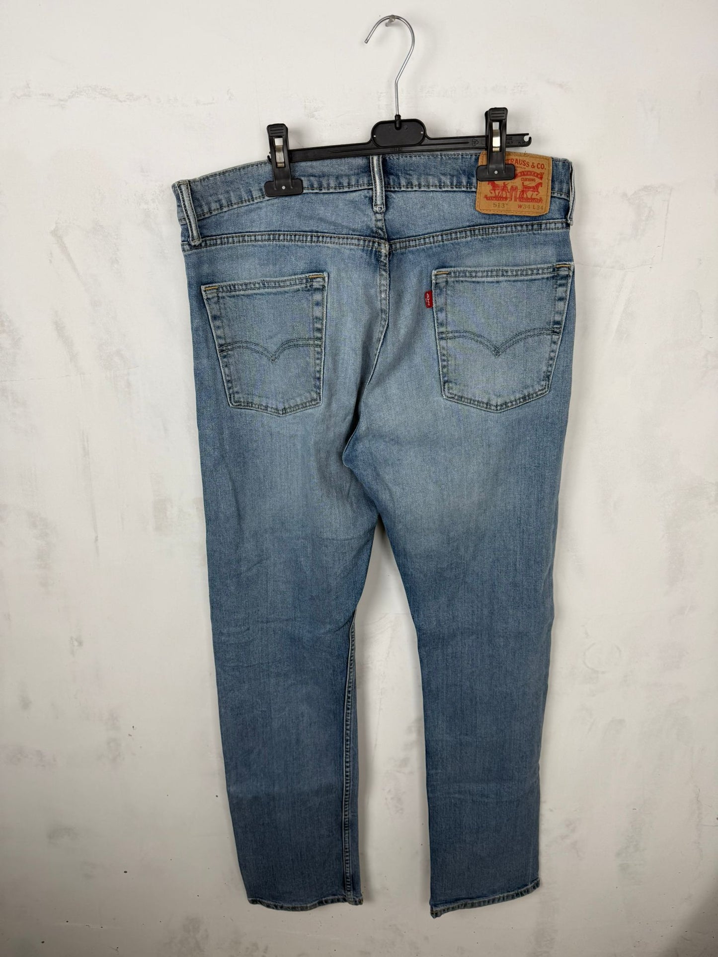 Levi’s 513 Jeans Blu Chiaro Vintage – W34 L34 / IT 48