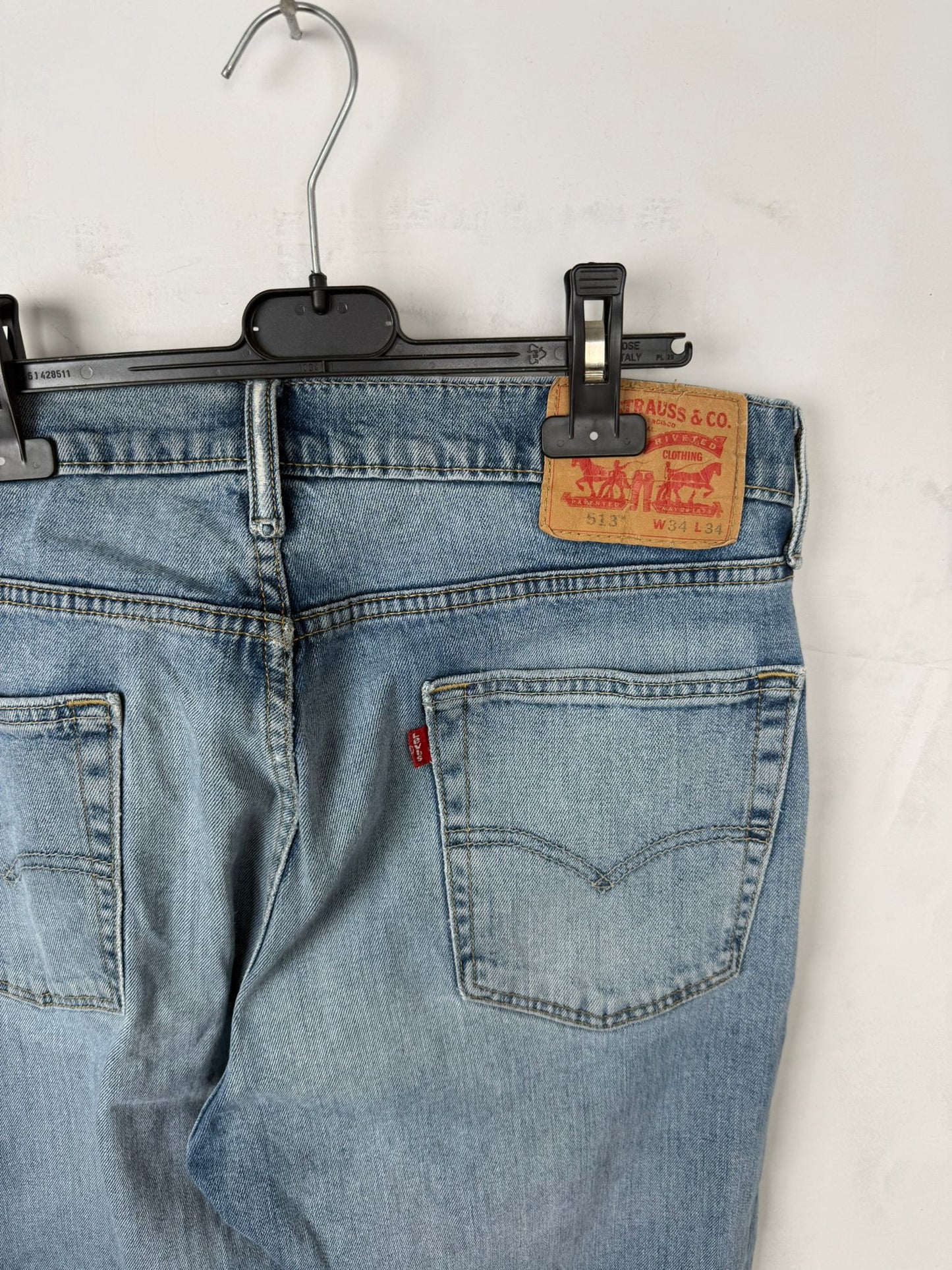 Levi’s 513 Jeans Blu Chiaro Vintage – W34 L34 / IT 48