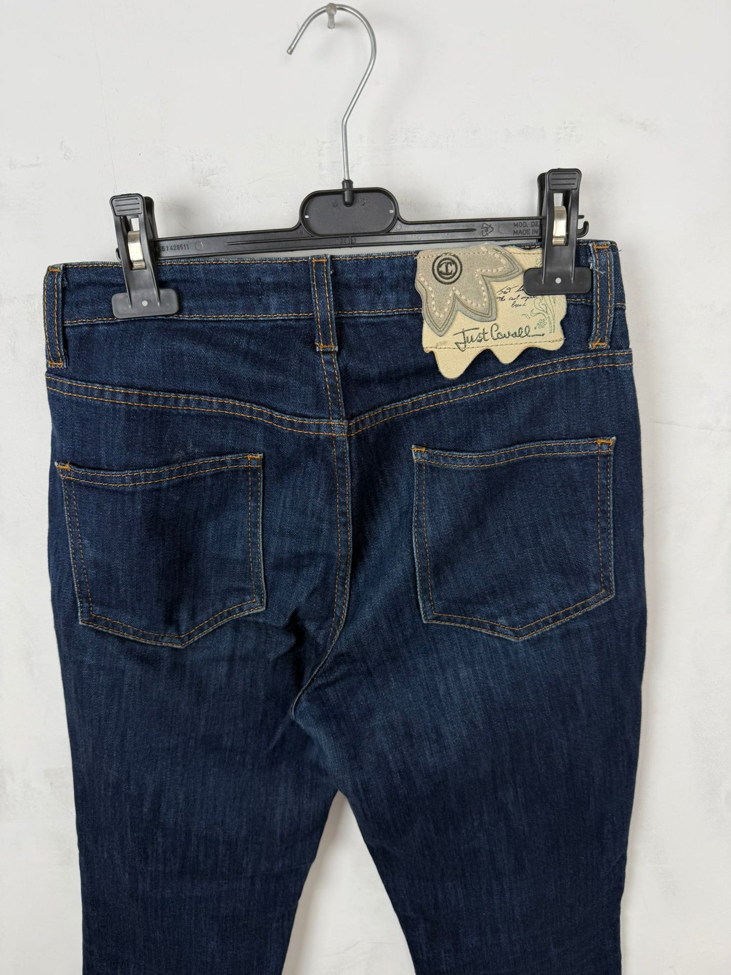Just Cavalli Jeans Uomo Blu Scuro Made in Italy – Taglia IT 40