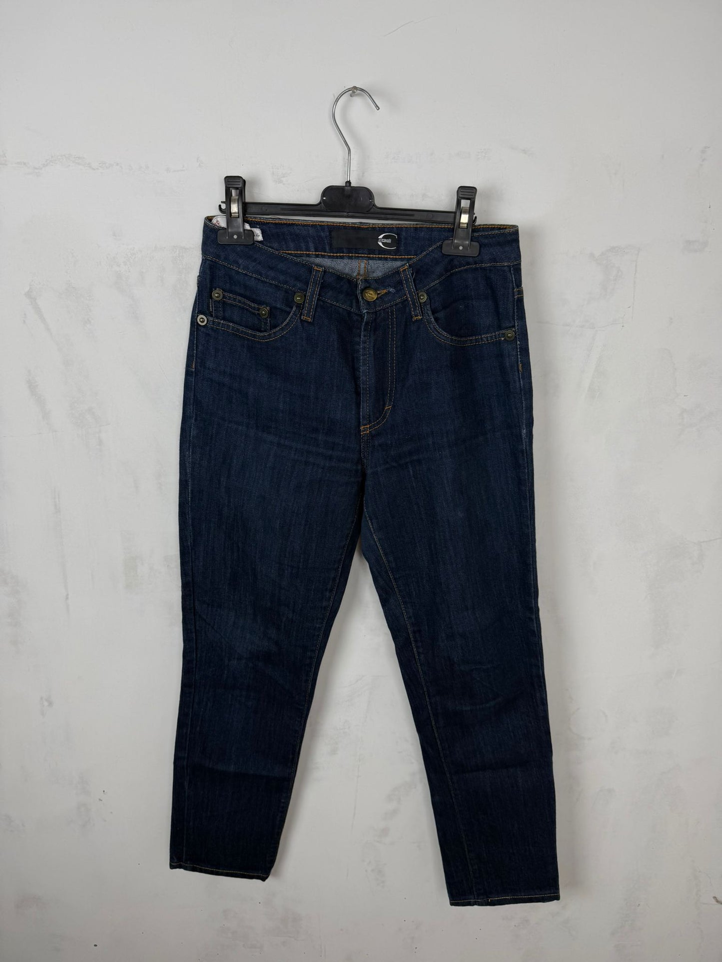 Just Cavalli Jeans Uomo Blu Scuro Made in Italy – Taglia IT 40