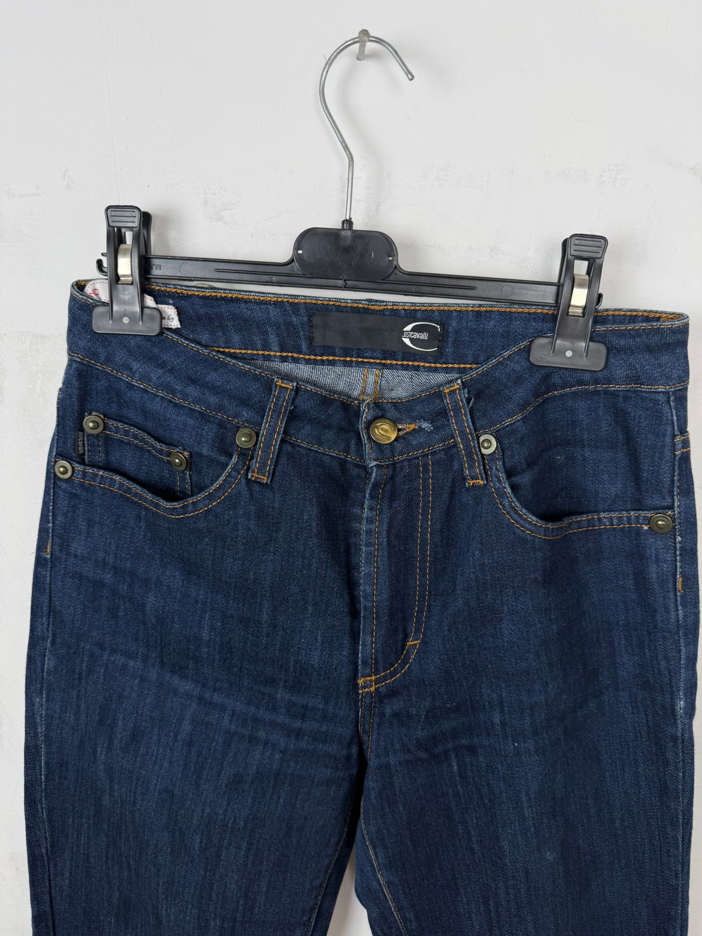 Just Cavalli Jeans Uomo Blu Scuro Made in Italy – Taglia IT 40