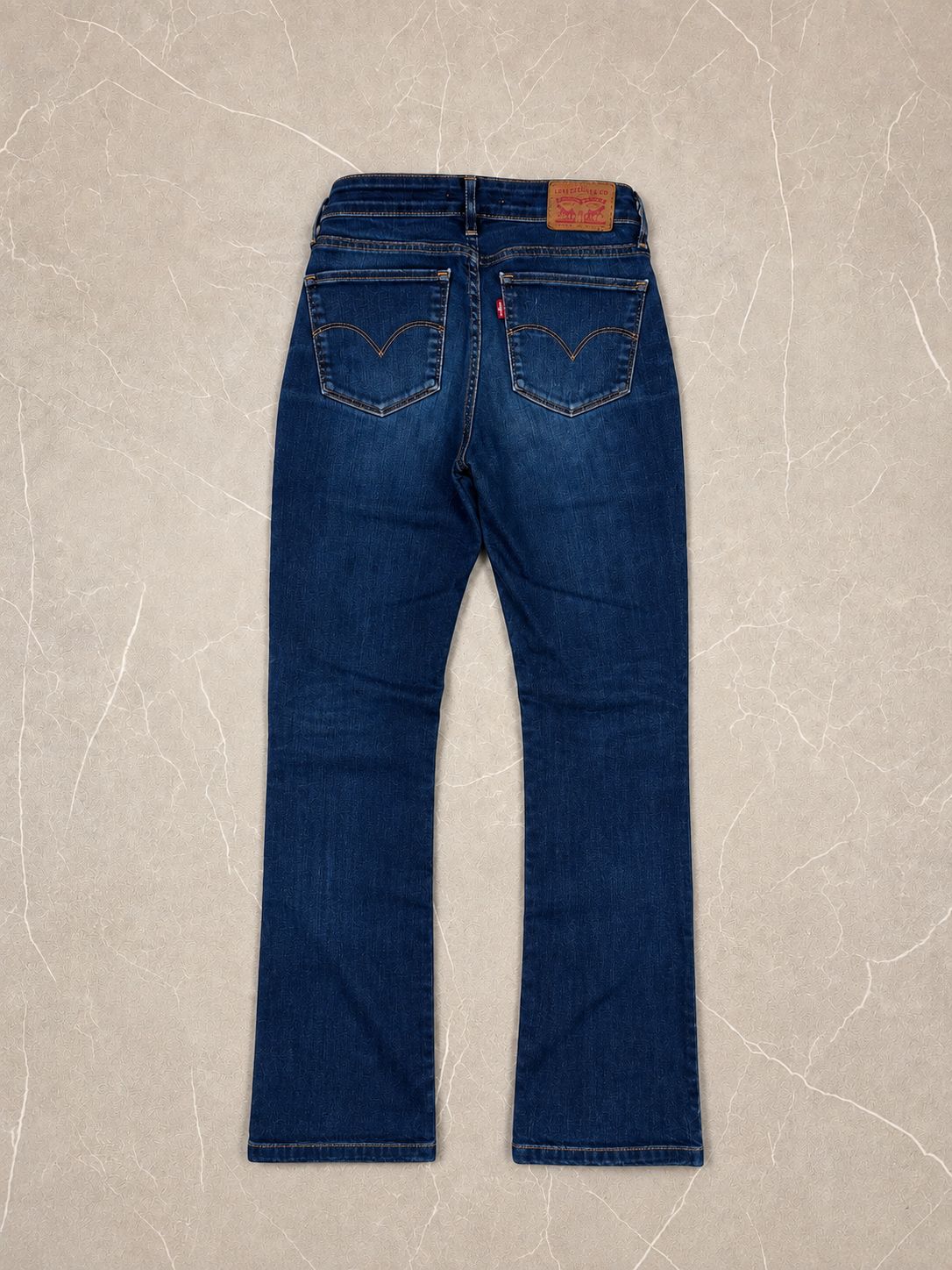 Levi’s 715 Bootcut Jeans Donna Blu – W26 L32 – Taglia Italiana IT 40