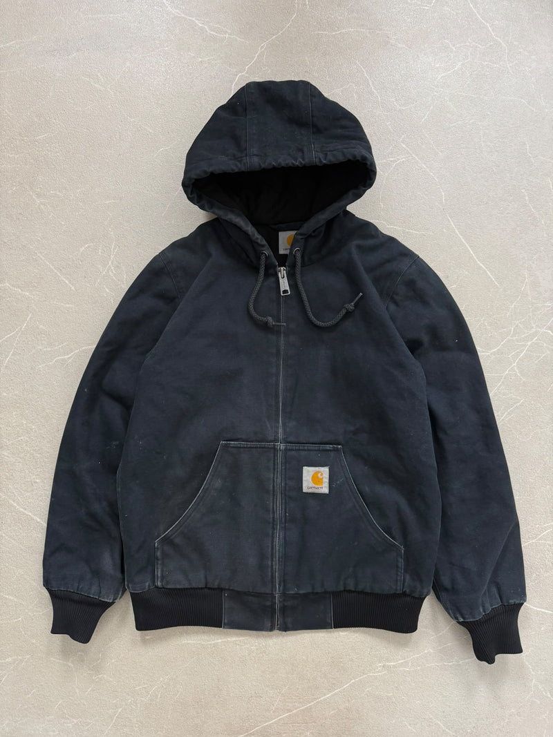 Carhartt Active Jacket Blu Navy Vintage – Workwear con Cappuccio e Thinsulate – Taglia S