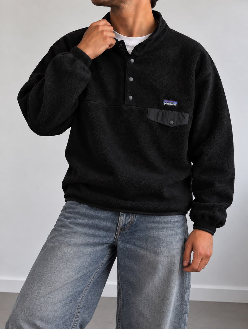 Patagonia Synchilla Fleece Nero – Taglia XL