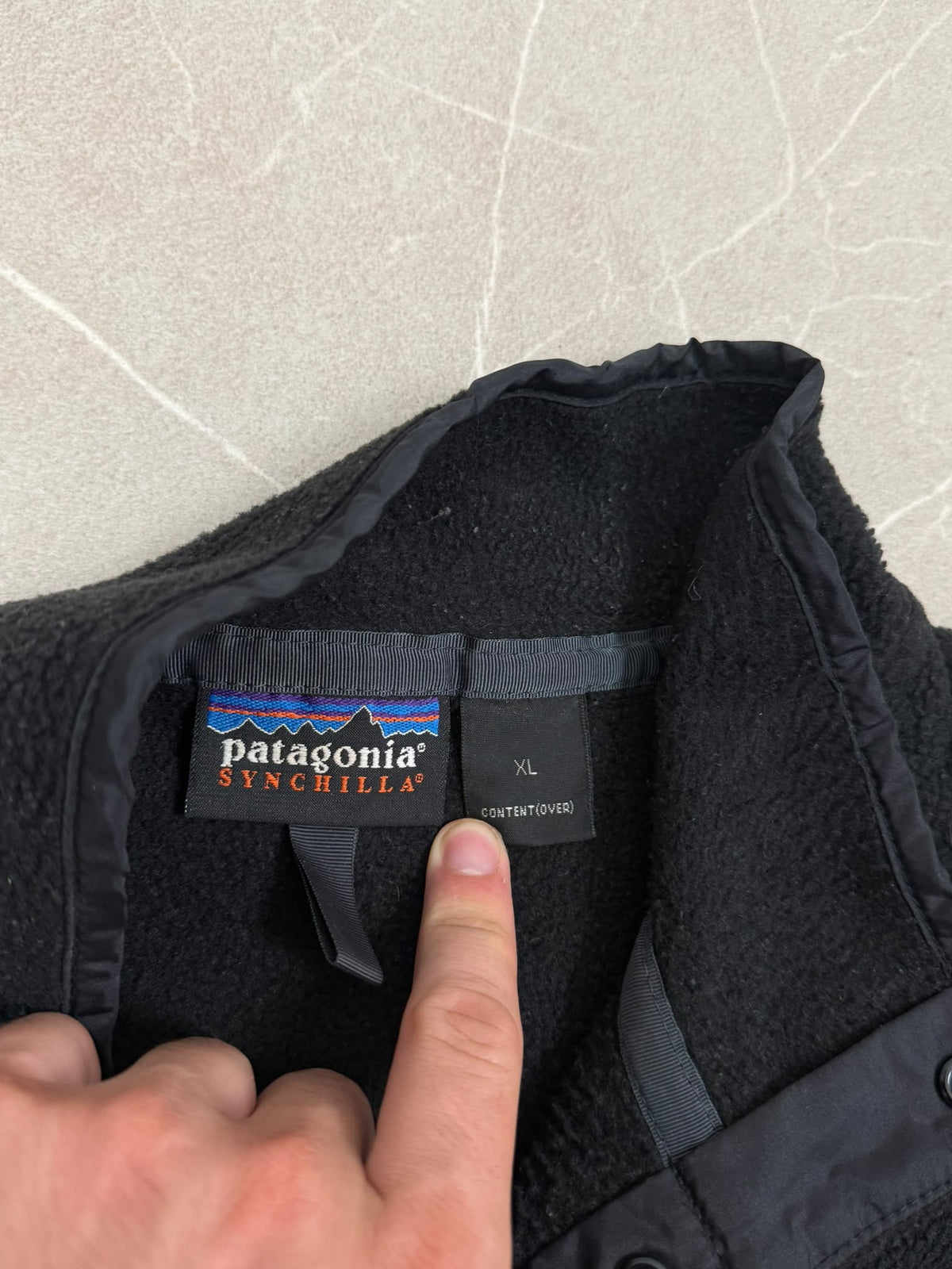 Patagonia Synchilla Fleece Nero – Taglia XL