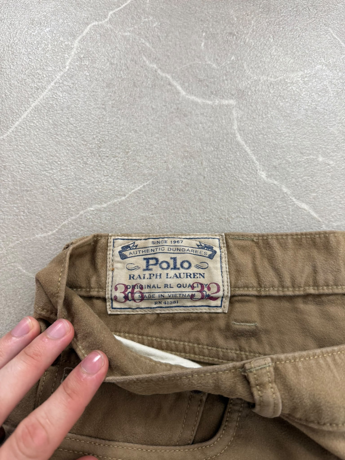 Polo Ralph Lauren RRL Avarick Slim Straight – Pantalone Chino - Taglia W36 L32/IT50