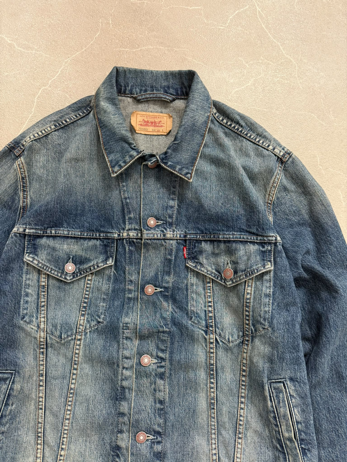 Levi’s 70550 Vintage Trucker Jacket – Denim Blu – Taglia L