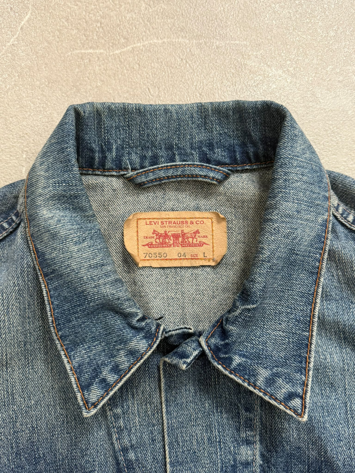 Levi’s 70550 Vintage Trucker Jacket – Denim Blu – Taglia L