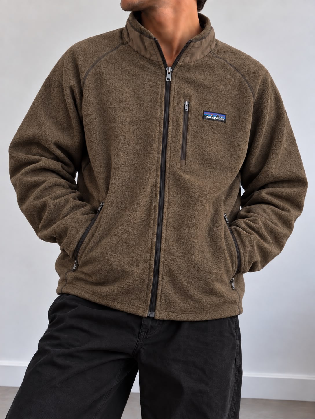Patagonia Synchilla Fleece Marrone – Taglia L