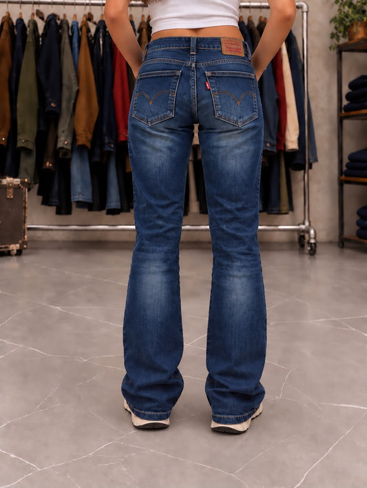 Levi’s 715 Bootcut Jeans Donna Blu – W26 L32/ IT40