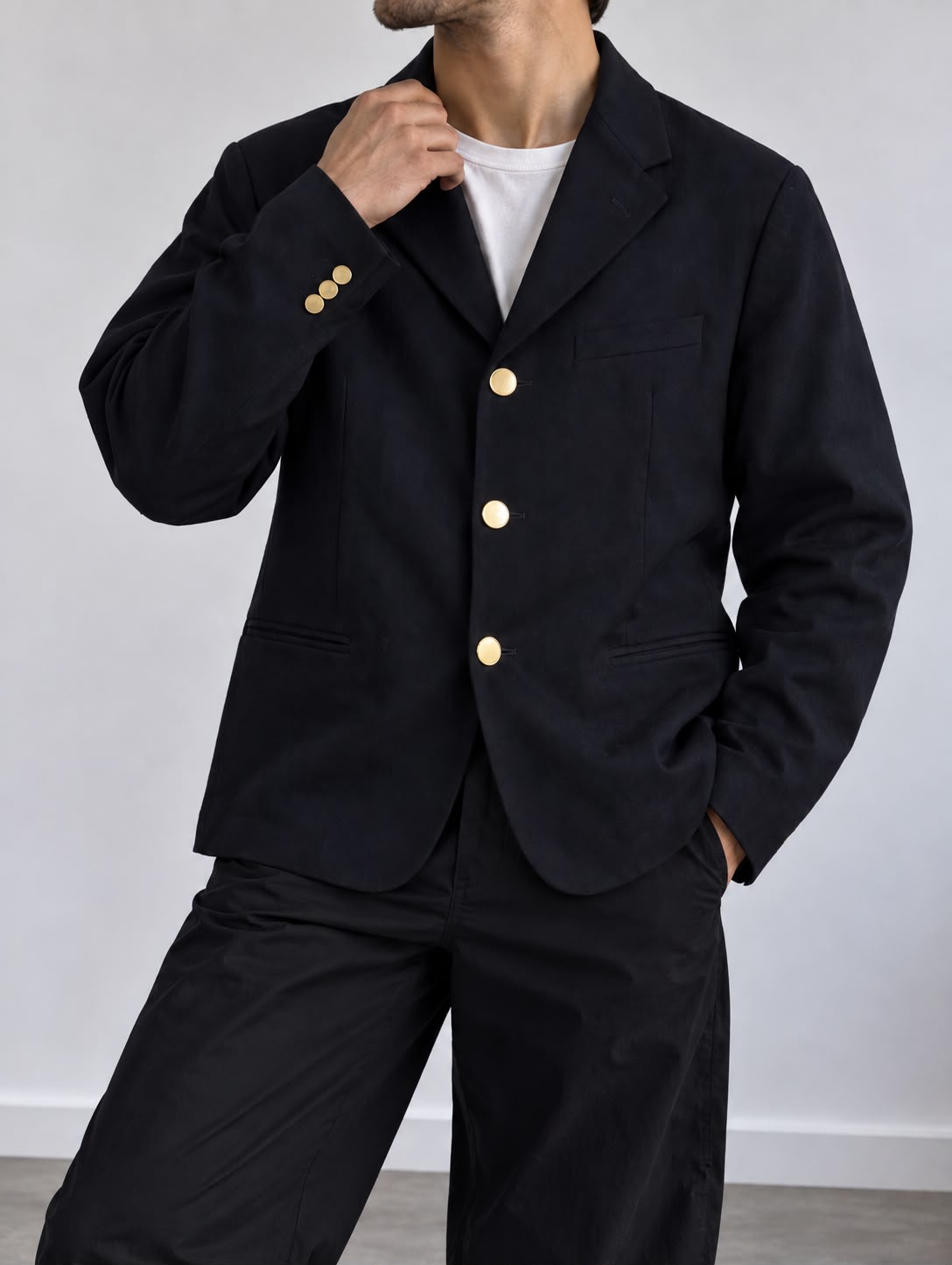 Emporio Armani Blazer Blu Scuro – 48 Uomo (L)