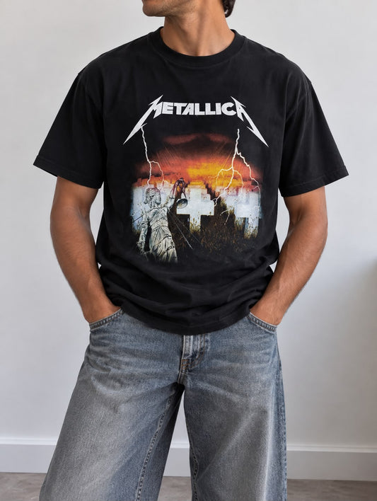 Metallica T-Shirt Nera – Taglia L